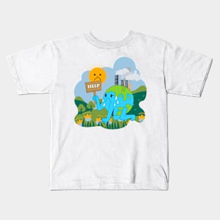 Climate Change Awareness Kids T-Shirt